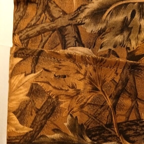 New Travel Sling Crossbody Bag Travel Purse Carryall Wallet Set Brown Camo Leaf - Picture 7 of 16